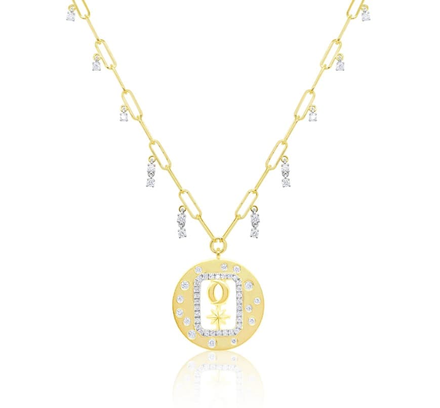 MEIRA T Diamond 14K Polished Yellow Gold Chain Necklace