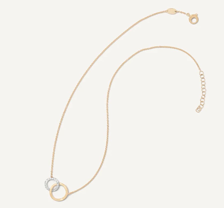 Marco Bicego Jaipur Diamond 18K Yellow Gold Chain Necklace