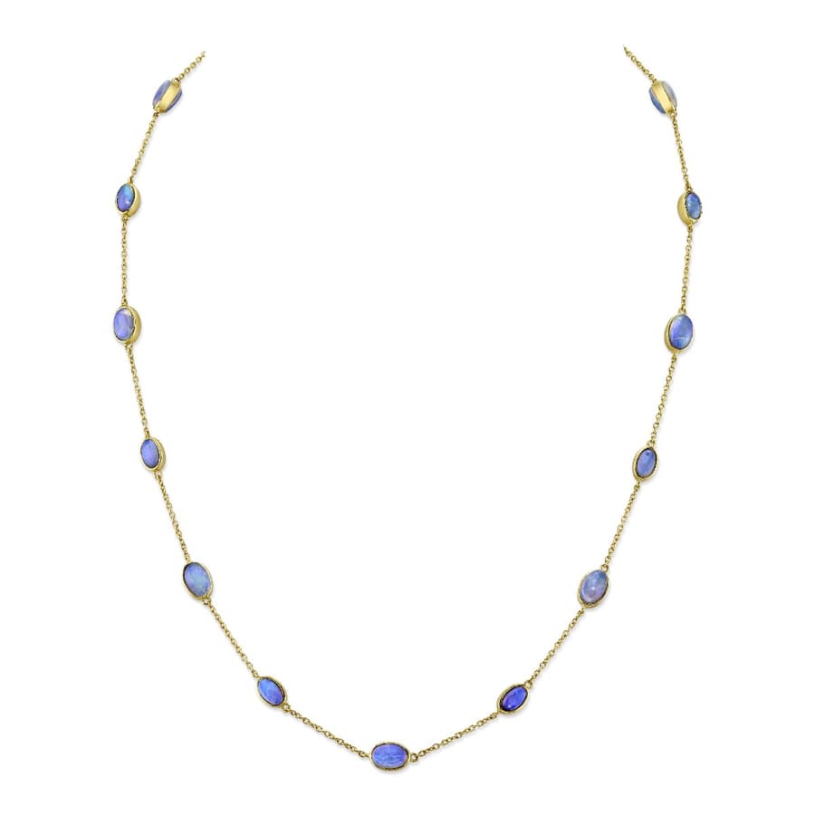 Sloane Street Opal Station Necklace