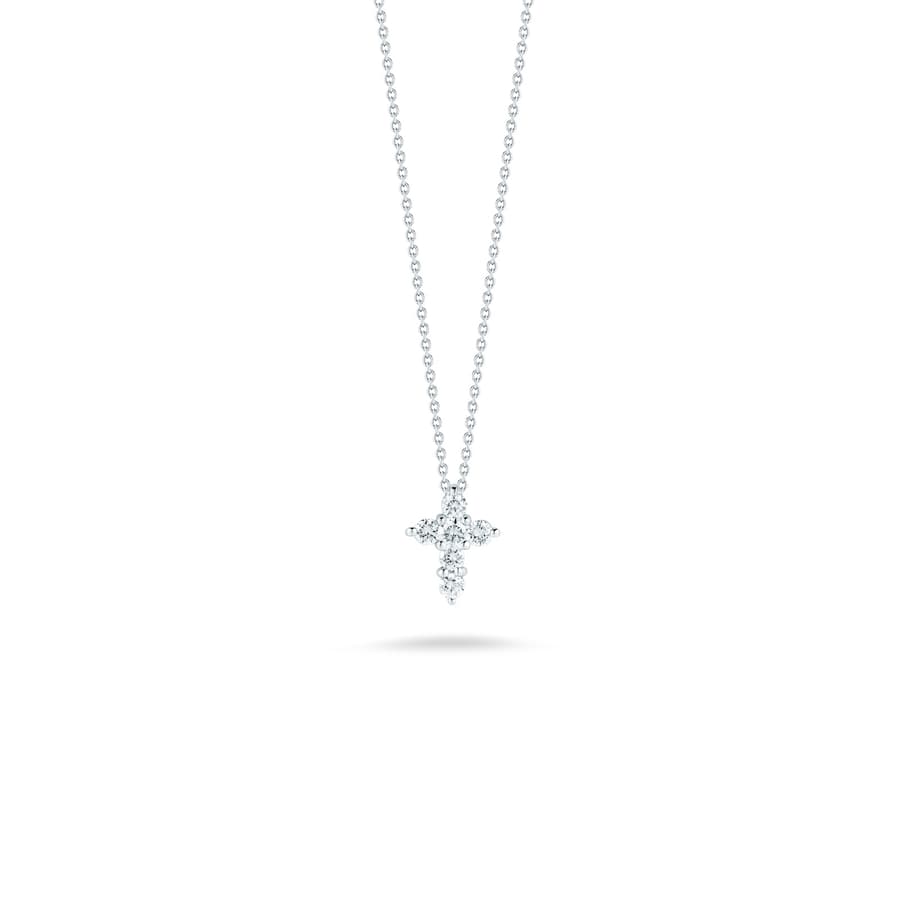 Roberto Coin Tiny Treasures Diamond Pendant Necklace