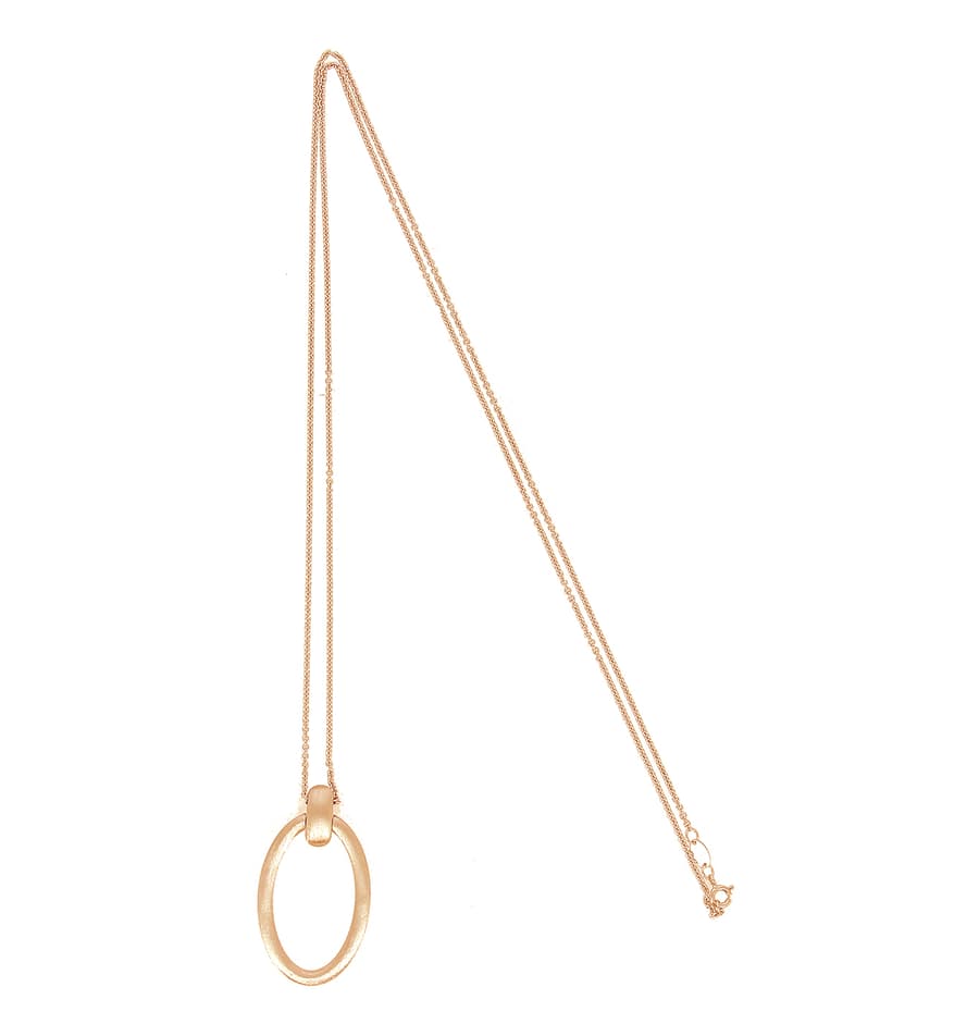 Pesavento Elegance 18K Matte Yellow Vermeil Chain Necklace
