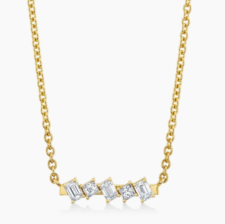 Michael M Diamond 18K Polished White Gold Pendant Necklace