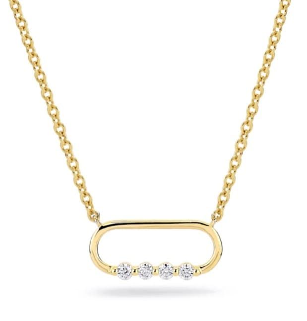 Michael M Diamond 18K Polished Yellow Gold Pendant Necklace