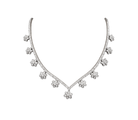 Heritage 1925 Diamond 18K Polished White Gold Chain Necklace