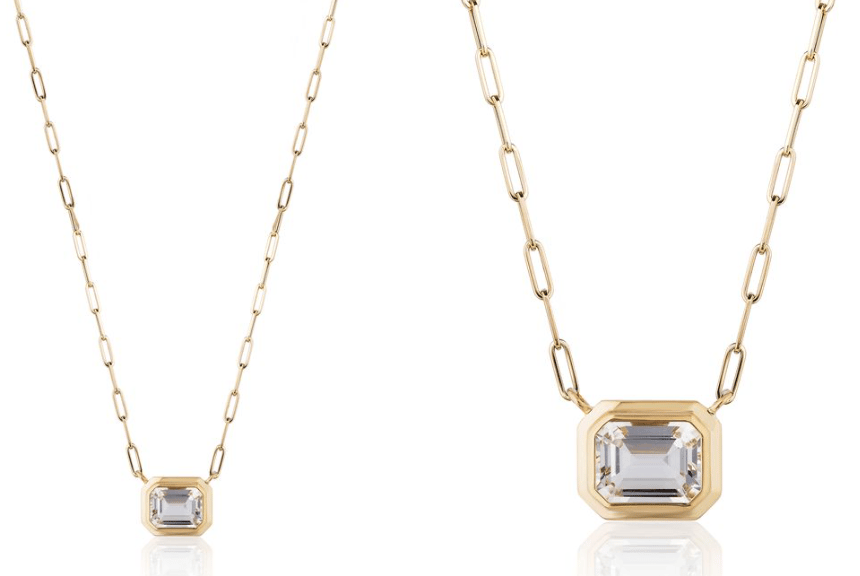 Goshwara Crystal 18K Polished Yellow Gold Chain Necklace