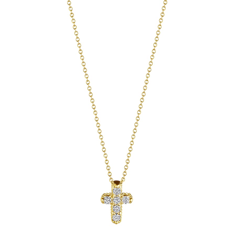 Verragio Diamond 18K Polished Yellow Gold Pendant Necklace