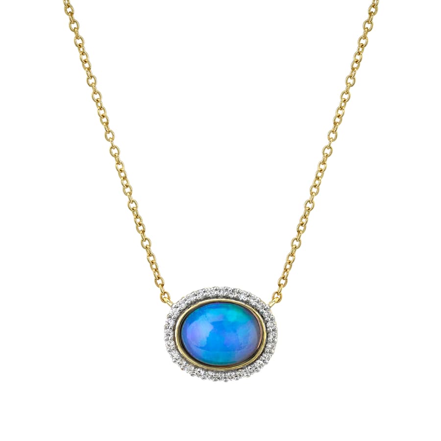 Sloane Street Opal Pendant Necklace