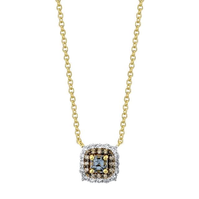 Sloane Street Diamond 18K Polished Yellow Gold Pendant Necklace