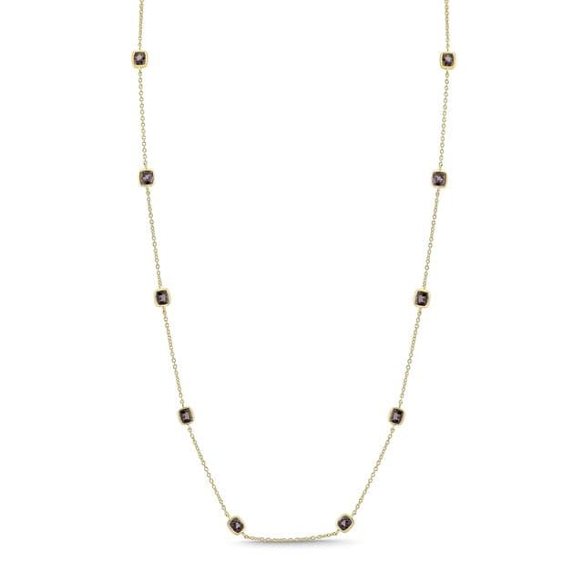 Sloane Street Spinel 18K Polished Yellow Gold Chain Necklace