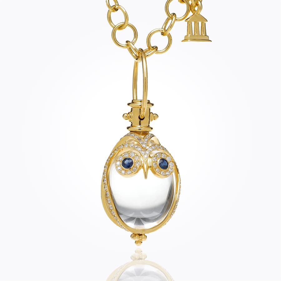 Temple St Clair Diamond Crystal Pendant