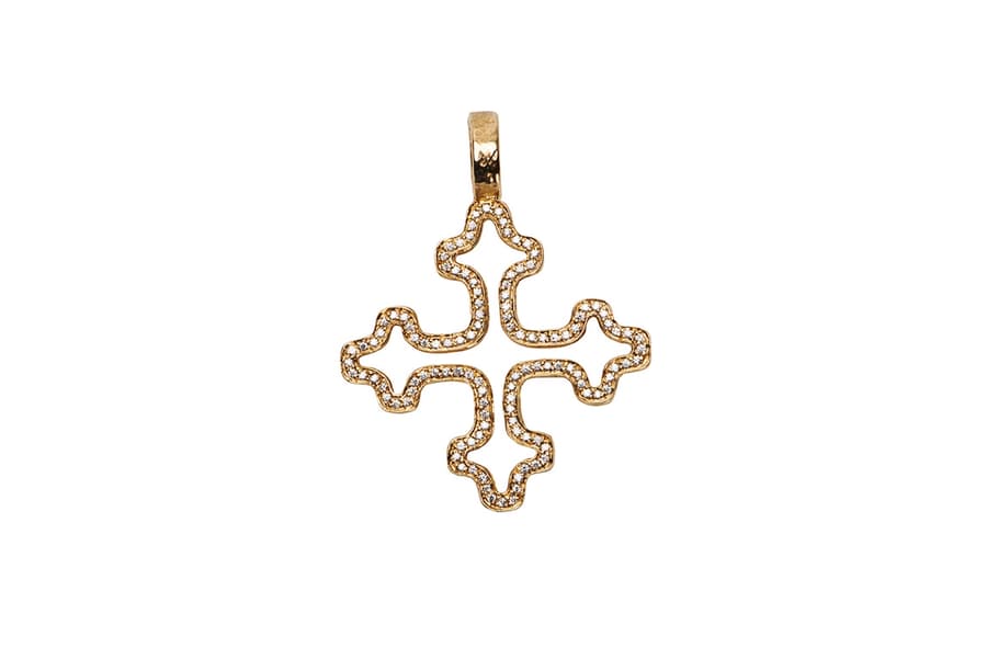 Katy Briscoe Diamond Cross Pendant