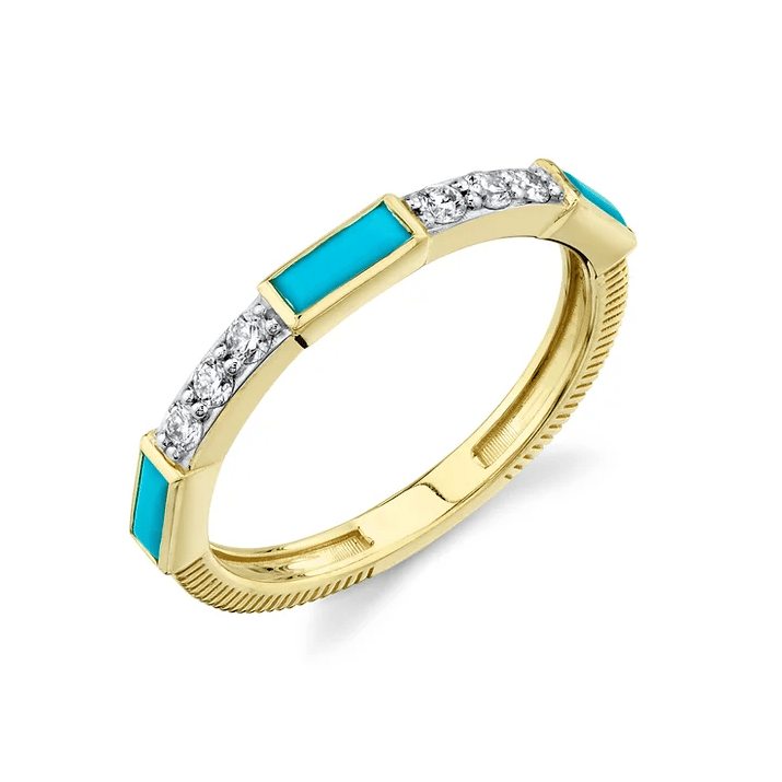 Sloane Street Diamond 18K Yellow Gold Band Ring