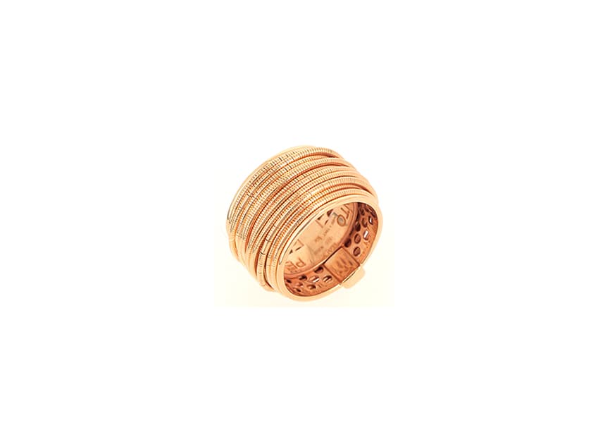Pesavento DNA Spring 18K Polished Yellow Vermeil Band Ring