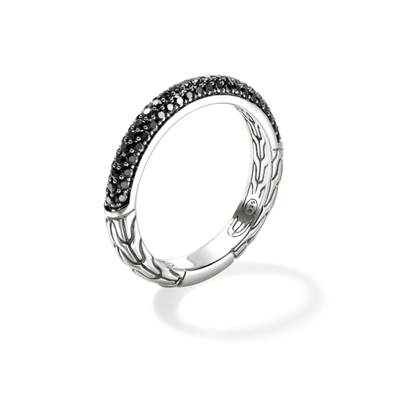 John Hardy Sapphire Sterling Silver Band Ring