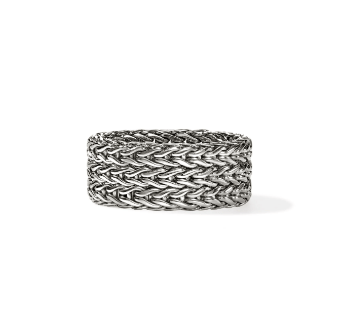 John Hardy Silver Sterling Silver Band Ring