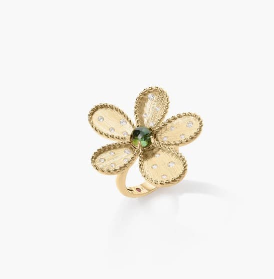 Roberto Coin Tourmaline 18K Polished Yellow Gold Band Ring