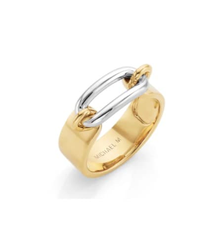 Michael M 18K Polished Yellow Gold Band Ring