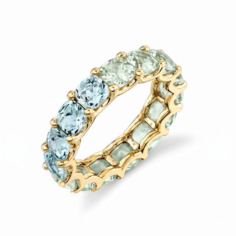 Sloane Street Topaz 18K Polished Yellow Gold Band Ring