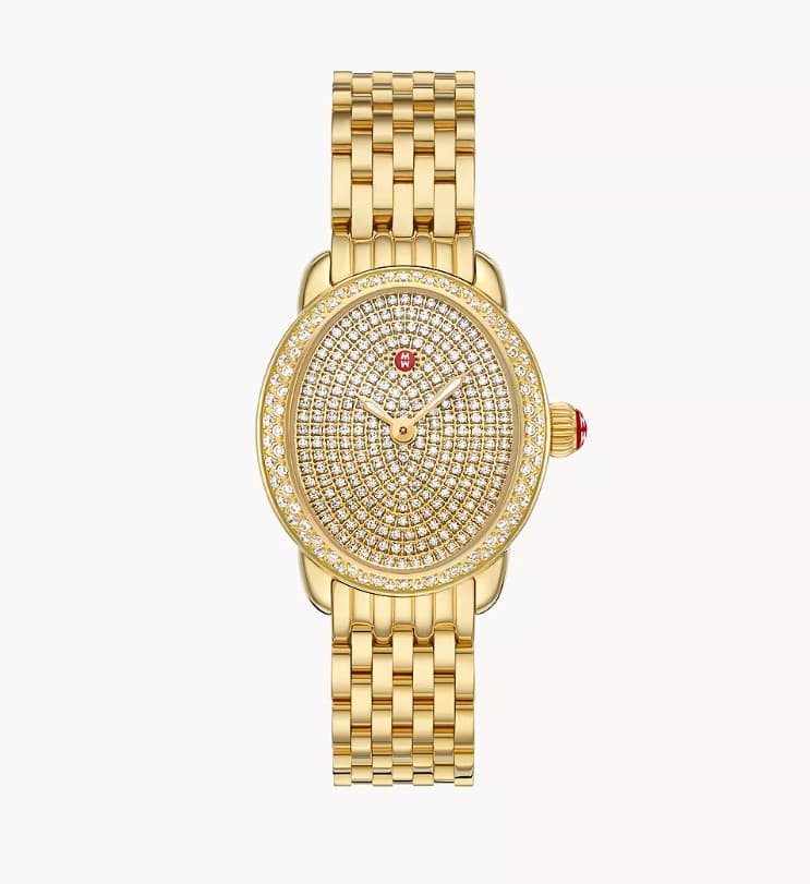 Michele Watches Serein Diamond Stainless Steel Watch