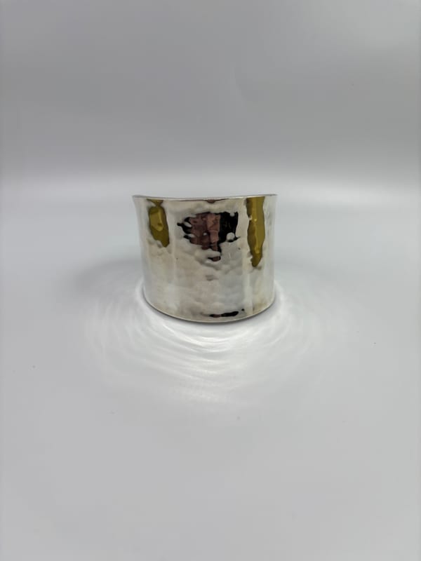 Acquafresca Hammered Silver Sterling Silver Cuff Bracelet