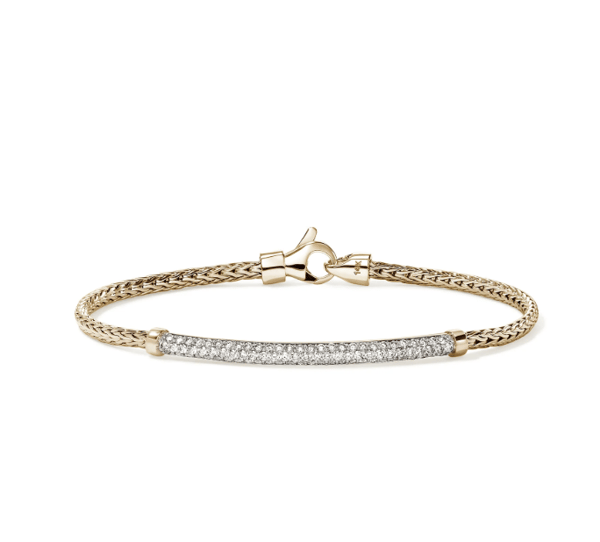 John Hardy Diamond 14K Yellow Gold Beaded Bracelet
