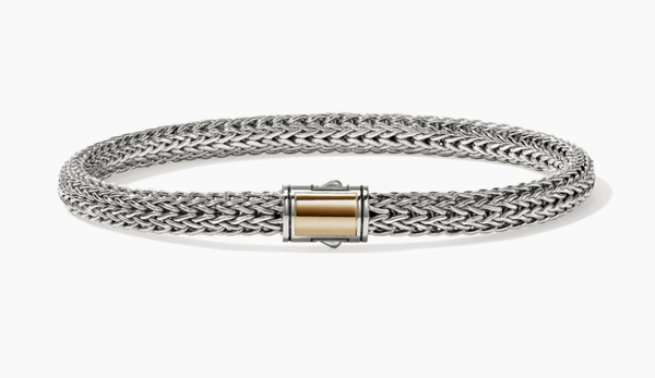 John Hardy Classic Chain 14K Polished Two-Tone Sterling Silver Chain Bracelet