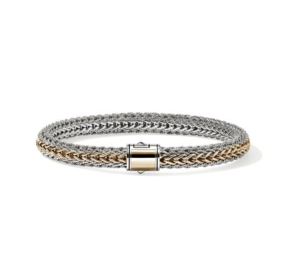 John Hardy 14K Polished Two-Tone Sterling Silver Chain Bracelet