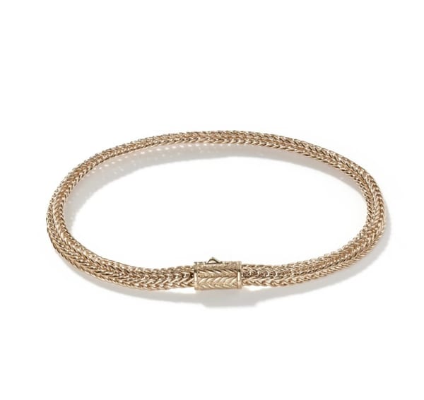John Hardy Classic Chain 14K Yellow Gold Chain Bracelet