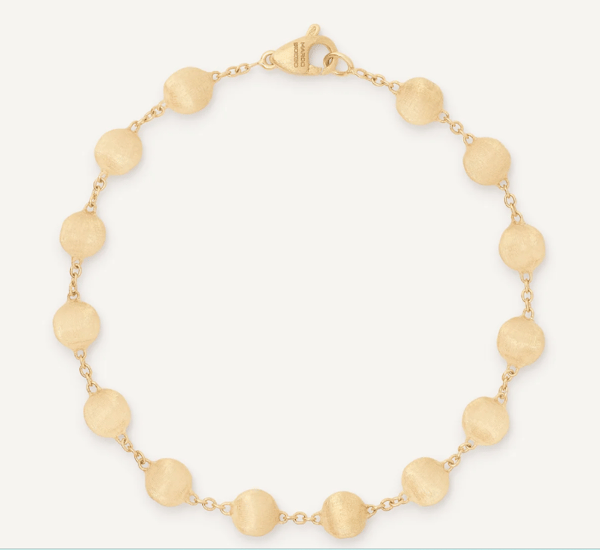 Marco Bicego Africa 18K Engraved Yellow Gold Chain Bracelet