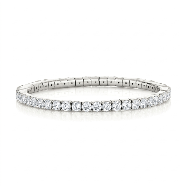 Sloane Street Topaz Silver Sterling Silver Tennis Bracelet