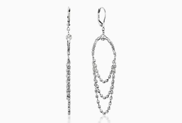 Platinum Born Platinum Drop Earrings
