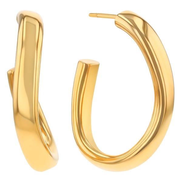 Pesavento in 18K Polished Yellow Vermeil Hoop Earrings