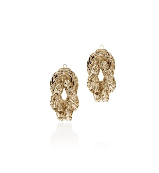 John Hardy in 14K Yellow Gold Hoop Earrings