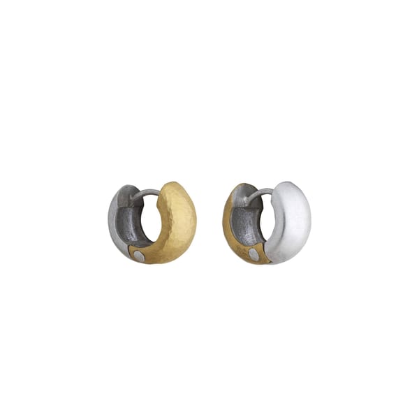 Lika Behar Collection in 24K Matte Yellow Gold Huggie Earrings