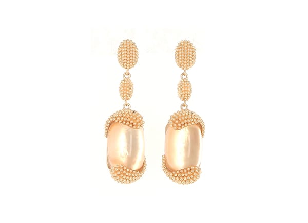 Pesavento Elegance Crystal in 18K Polished Yellow Vermeil Drop Earrings
