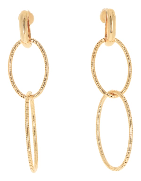 Pesavento DNA Yellow Vermeil Dangle Earrings