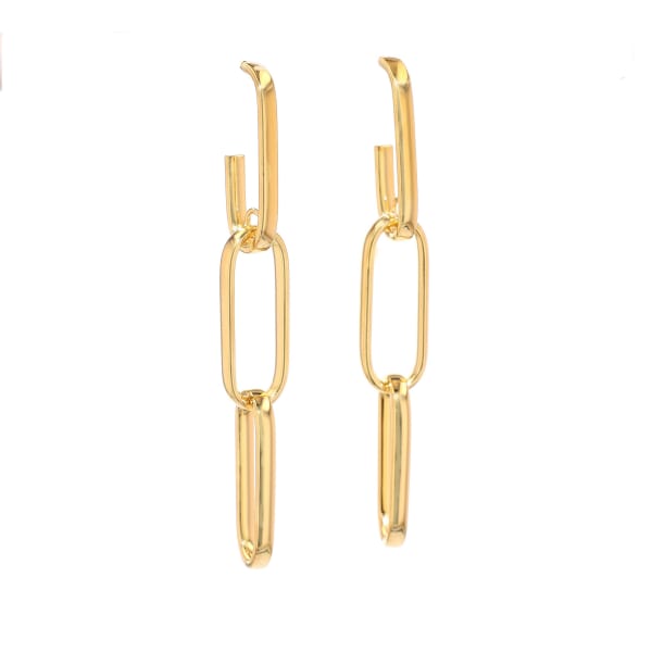 Pesavento in 18K Polished Yellow Vermeil Drop Earrings