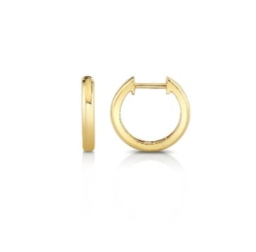 Michael M in 18K Polished Yellow Gold Huggie Earrings