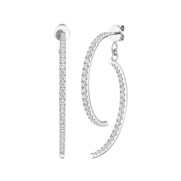 Sloane Street Topaz Silver Sterling Silver Drop Earrings