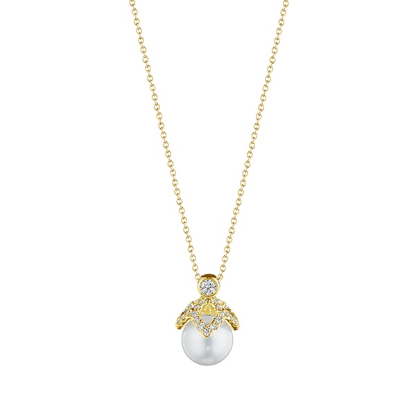 Verragio Diamond 18K Polished Yellow Gold Pendant Necklace