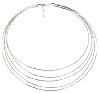 Pesavento DNA Polished Rhodium Chain Necklace