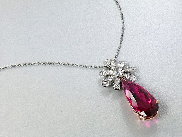 Suna Bros Diamond 950PTK Polished Platinum Pendant Necklace