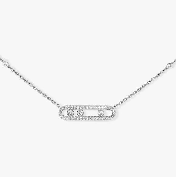 Messika Diamond 18K White Gold Pendant Necklace