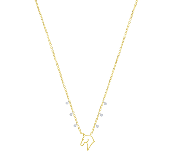 MEIRA T Diamond 14K Yellow Gold Pendant Necklace