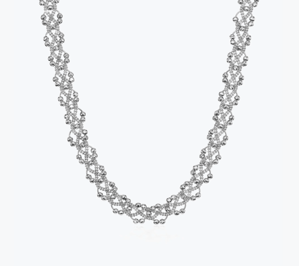 Platinum Born 850PTK Diamond Cut Platinum Chain Necklace