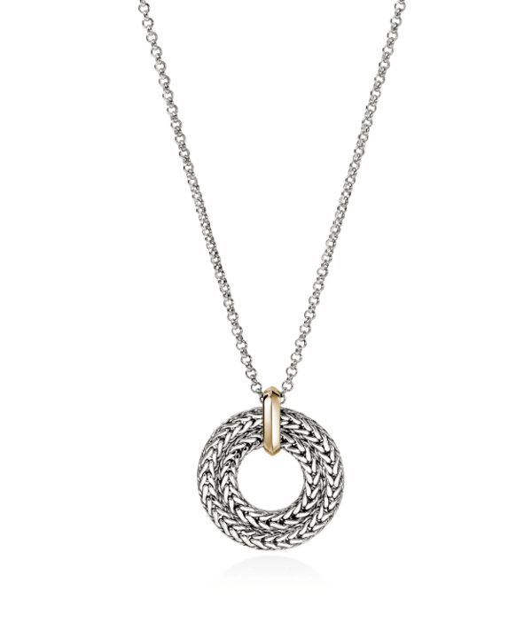 John Hardy 14K Two-Tone Sterling Silver Chain Necklace