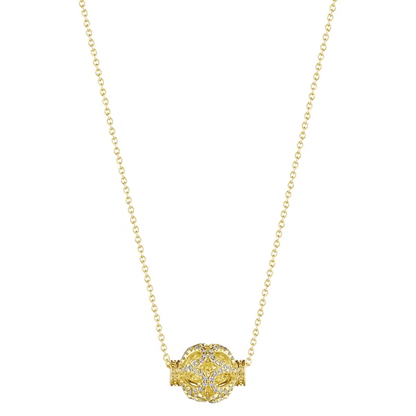 Verragio Diamond 18K Polished Yellow Gold Pendant Necklace
