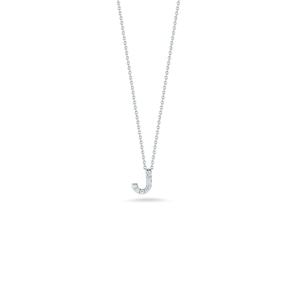Roberto Coin Love Letter Diamond Pendant Necklace