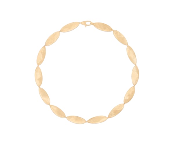 Marco Bicego Lunaria 18K Engraved Yellow Gold Chain Necklace