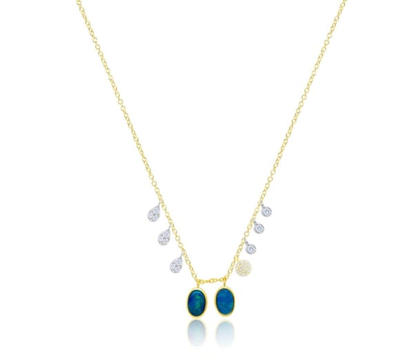 MEIRA T Opal 14K Polished Yellow Gold Chain Necklace